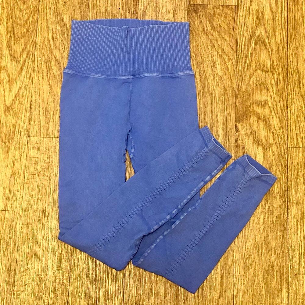 NWOT FP Movement by Free People Blue Good Karma Leggings Size XS/S